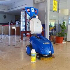Cleanvac ESC42 Elektrikli Zemin Temizleme Cilalama ve Dar Alan Yer Yıkama Makinası