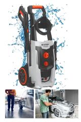 Lutian LT701 195 Bar Yüksek Basınçlı Soğuk Oto Yıkama Makinesi 2500 Watt Indiksiyon Motorlu