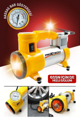 Mytol FY001A Araba Oto Araç Lastik Şişirme Pompası Metal Gövde