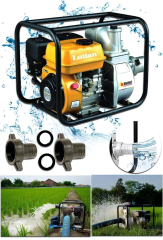 Bakır Sargılı Yüksek Performans 7 hp Yakıt Tasarruflu 2 Inc Benzinli Su Pompası Su Motoru