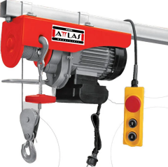 Attlas Elektirikli Vinç 400-800 Kg 20 Metre Halatlı Bakır Sargılı