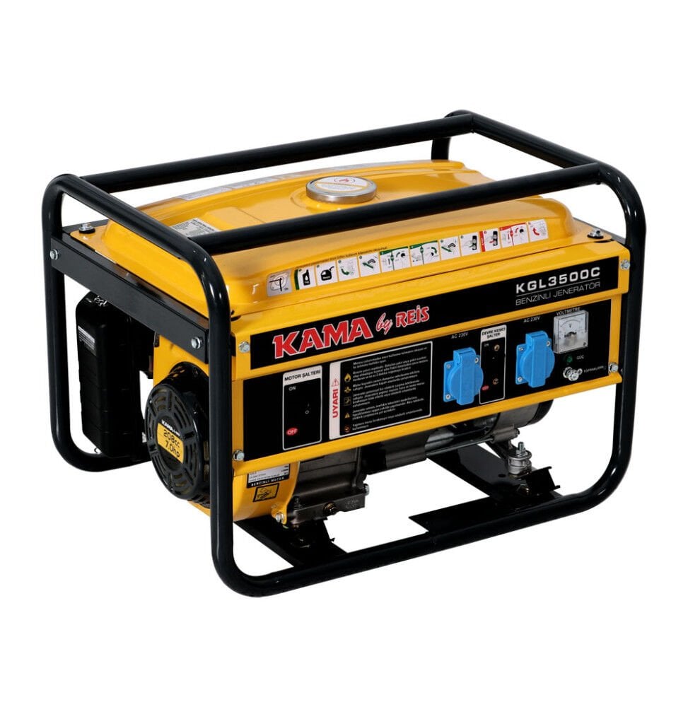 Kama KGL3500C Benzinli Jeneratör İp Çekmeli 2.8 kW/3.5 kVA
