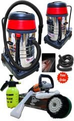 Nitroks Profesyonel 3 Motorlu Koltuk Yıkama Makinası ve Koltuk Fırçalama Makinası 3600 Watt