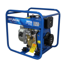 Hyundai DHY50 Dizel Su Motoru 2\'\' İpli Çalıştırma 31 Metre Yüksekliğe Basma