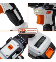 Max Extra MX2020 Kömürsüz Çift Akülü Darbeli Matkap 20V 2.0Ah