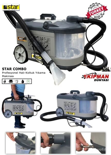 Star Combo 10/1 Profesyonel Halı-Koltuk Yıkama Makinesi