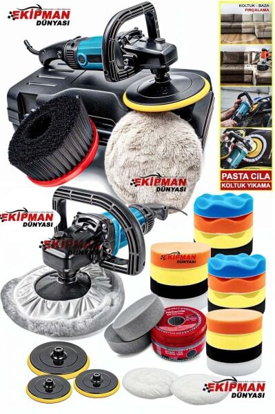 Çözüm 10-5 PRO Premium 3 Motorlu Halı Yıkama Makinesi ve Koltuk Yıkama Makinesi Full Set Sıcak Sulu