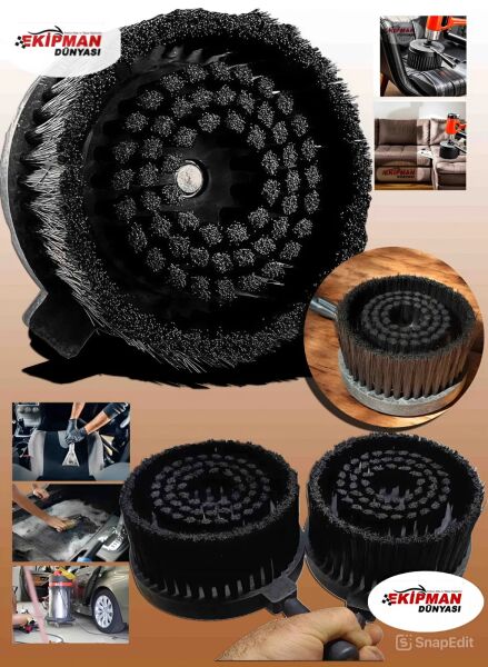 Yüksek Kalite Su Sıçratmayan Koltuk Yıkama Temizlik Fırçası Oto Kuaför Temizleme Polisaj Fırçası