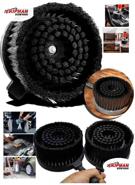 Su Sıçratmayan Koltuk Yıkama Temizlik Fırçası ve 650 MM. 3'lü İlaçlama FısFısı Süper Set