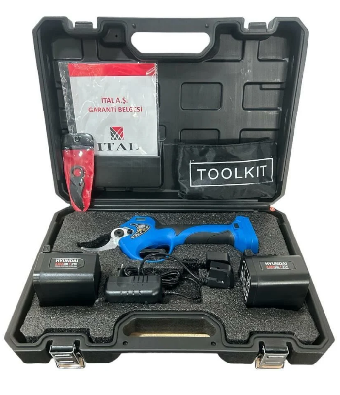 Hyundai LaserCut 40XP Akülü Budama Makası Çift Akülü 40mm Dijital Ekran
