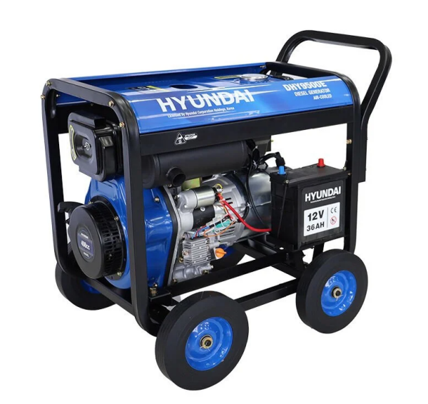 Hyundai DHY9500E Dizel Jeneratör – 7.5 kVA Güç, Yüksek Performans ve Dayanıklılık
