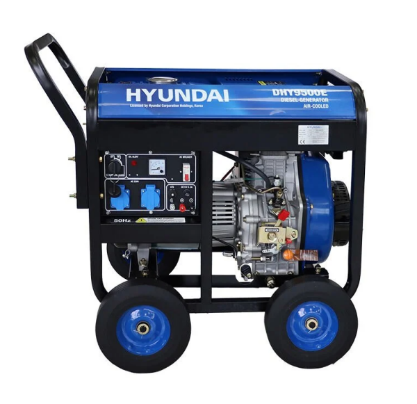 Hyundai DHY9500E Dizel Jeneratör – 7.5 kVA Güç, Yüksek Performans ve Dayanıklılık