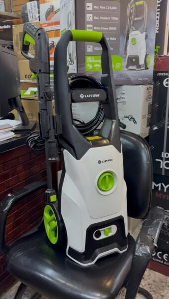 LUTIAN 130 Bar Kovadan Su Çekmeli Yüksek Basınçlı Oto Yıkama Makinesi – 1600W
