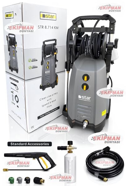 Star Str 8.714 Km 180 Bar Profesyonel Basınçlı Yıkama Makinası İndiksiyon Motor'lu