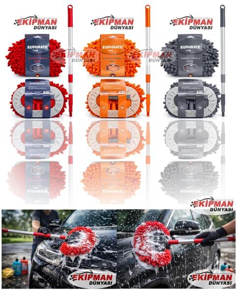 Euphrate Kfz Teleskopik Araç Yıkama Mopu 5613 - 3'lü