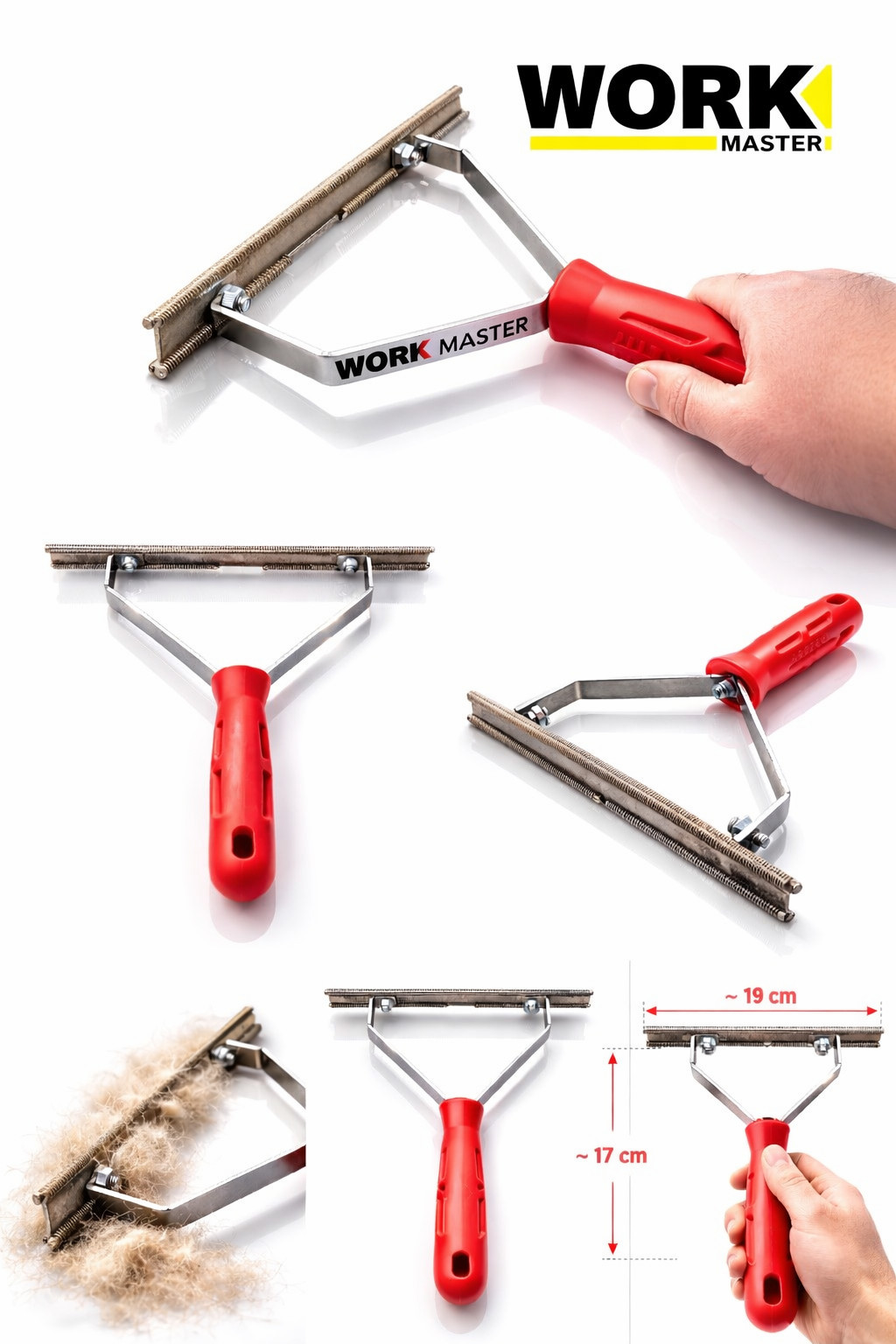 Halı Tüy Toplama Tarağı Hav Tarağı Halı, Koltuk Kanepe İçin Kıl Saç ve Evcil Hayvan Tüyü Temizleyici Aparat