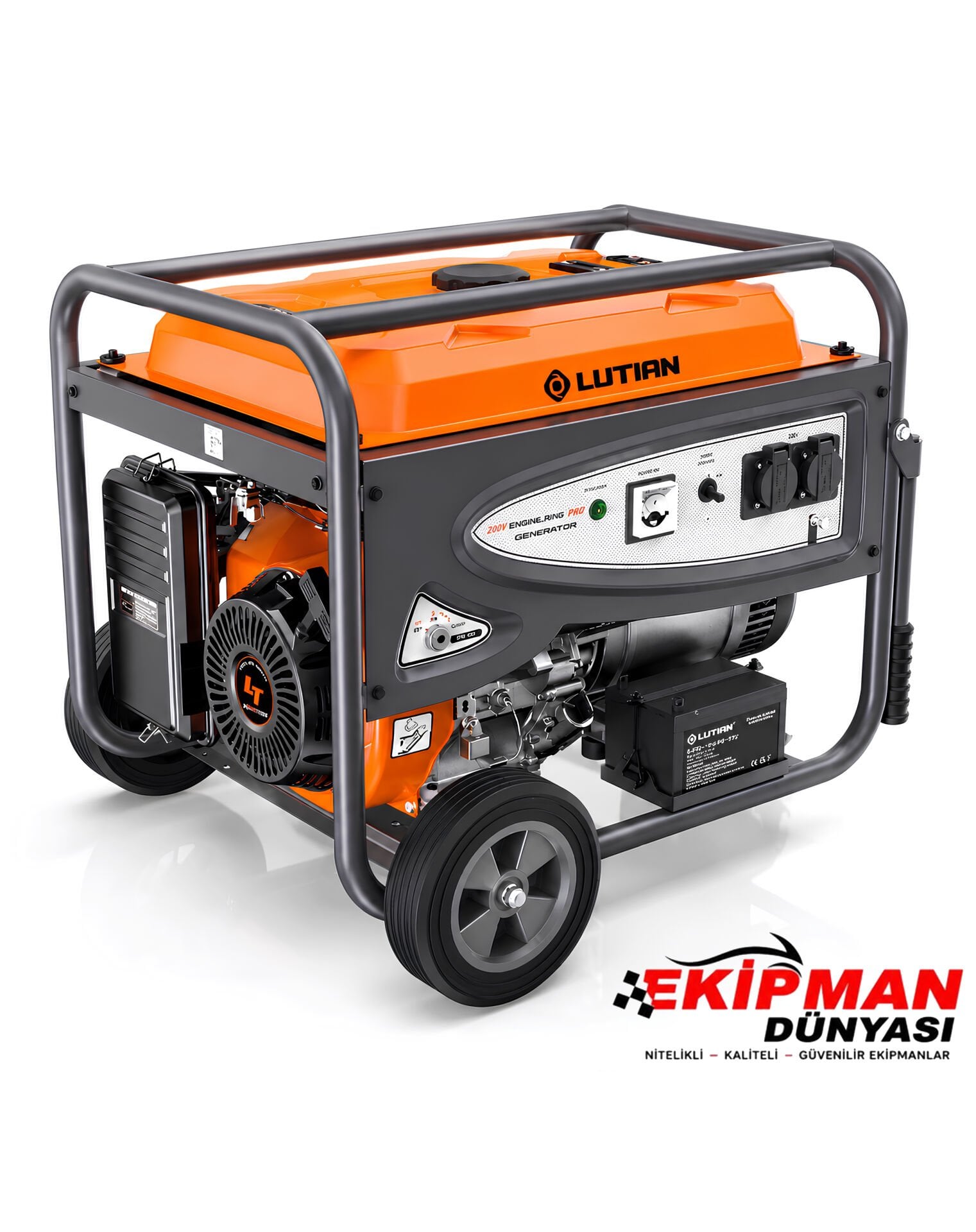 Lutian LT10000EN4 10 kW Marşlı Benzinli Jeneratör – Elektrikli Çalıştırma, Güçlü ve Profesyonel Seri