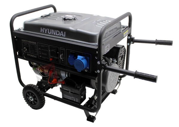 Hyundai HHY10000E 8.5 kW Marşlı Benzinli Jeneratör Monofaze