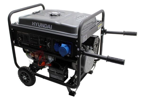 Hyundai HHY10000E-3 8.5 kW Marşlı Benzinli Jeneratör Trifaze