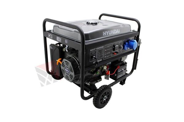 Hyundai HHY10000E-3 8.5 kW Marşlı Benzinli Jeneratör Trifaze