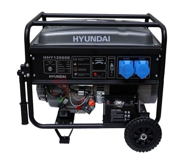 Hyundai HHY12000E 12 kVa Marşlı Benzinli Jeneratör Monofaze