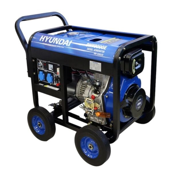 Hyundai DHY9000E Dizel Marşlı Jeneratör 7,5 kVA Yüksek Güç Kesintisiz Enerji