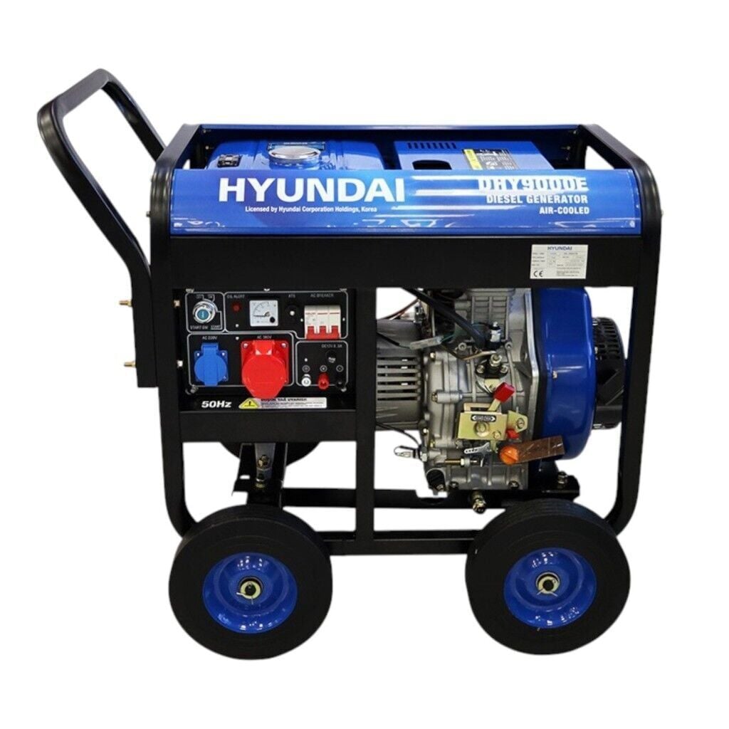 Hyundai DHY9000E-3 Dizel Marşlı Jeneratör 7,5 kVA Trifaze