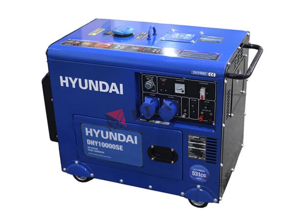 Hyundai DHY10000SE Sessiz Dizel Jeneratör 10 kVA Marşlı Kabinli