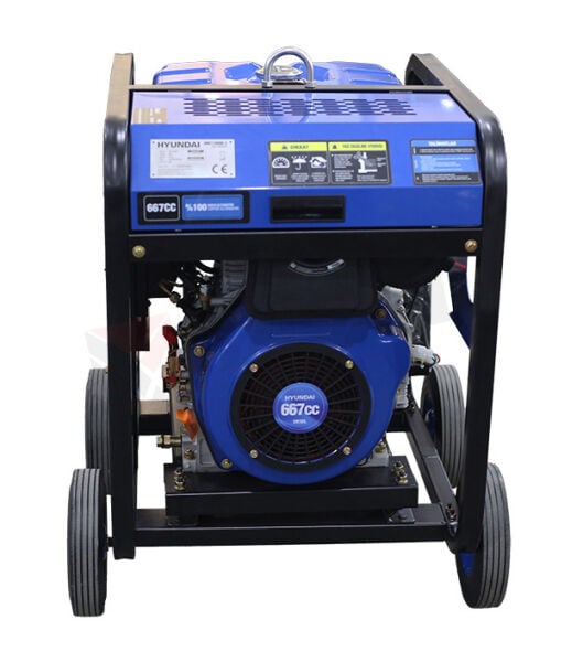 Hyundai DHX11000E-3 11 kVA Marşlı Trifaze Benzinli Jeneratör | AVR Regülatörlü Güçlü Profesyonel Seri