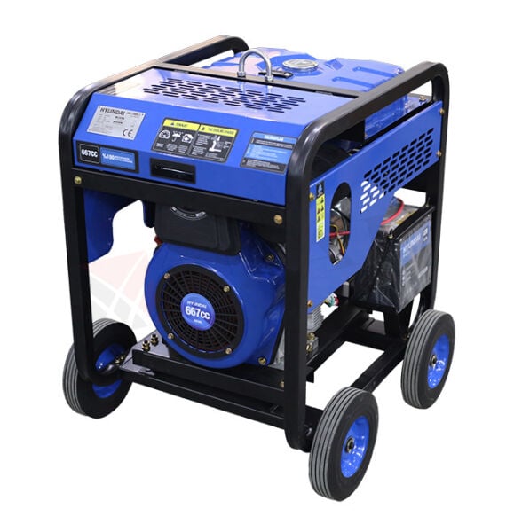 Hyundai DHX11000E-3 11 kVA Marşlı Trifaze Benzinli Jeneratör | AVR Regülatörlü Güçlü Profesyonel Seri