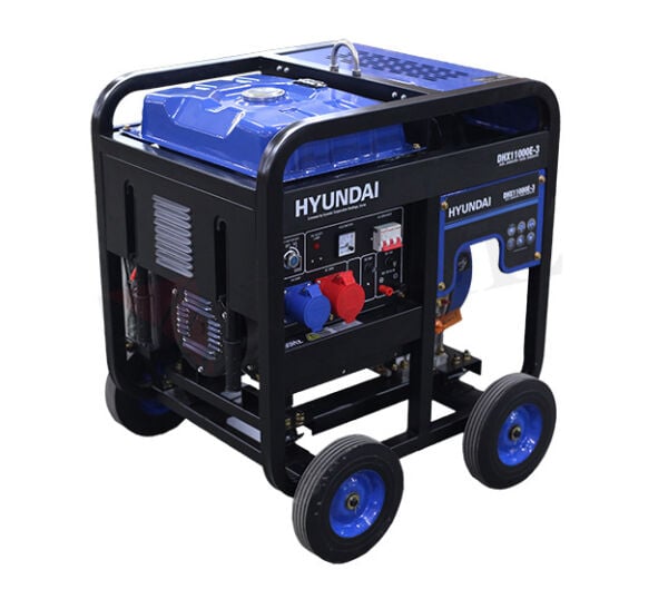 Hyundai DHX11000E-3 11 kVA Marşlı Trifaze Benzinli Jeneratör | AVR Regülatörlü Güçlü Profesyonel Seri