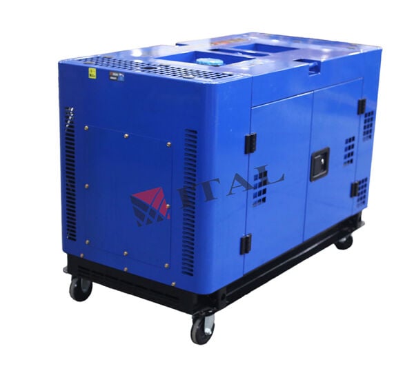 Hyundai DHY15000SE-3 15 kVA Sessiz Kabinli Trifaze Marşlı Dizel Jeneratör Profesyonel Seri