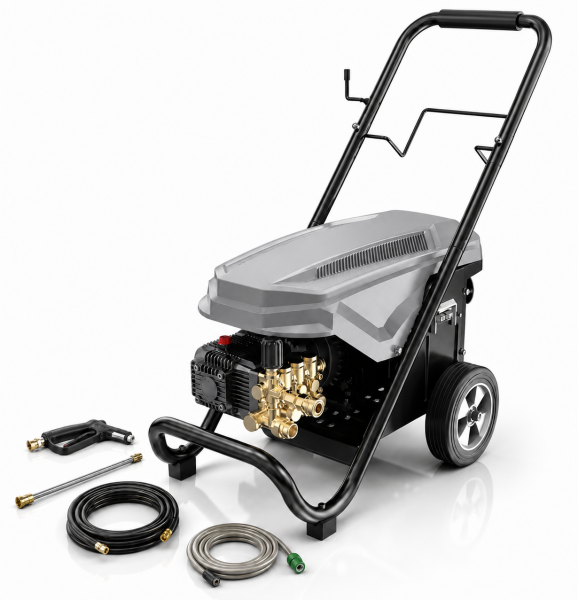 Lutian LT-19-ME Profosyonel Basınçlı Oto Yıkama Makinesi 3750 W 180 Bar