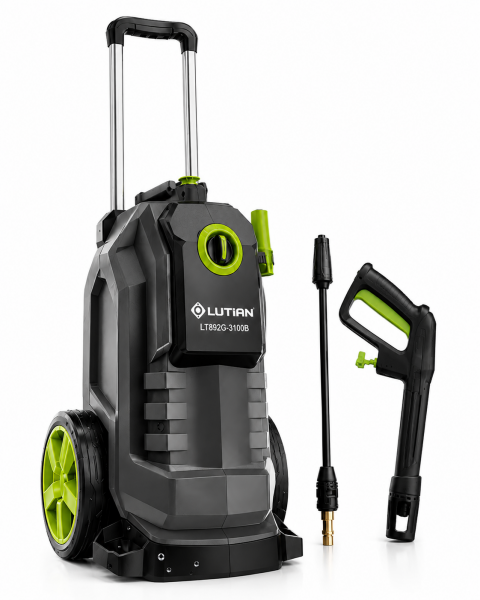 Lutian LT892-3100B 3100 W 210 Bar Yüksek Basınçlı Oto Yıkama Makinesi - İndiksiyon Motorlu