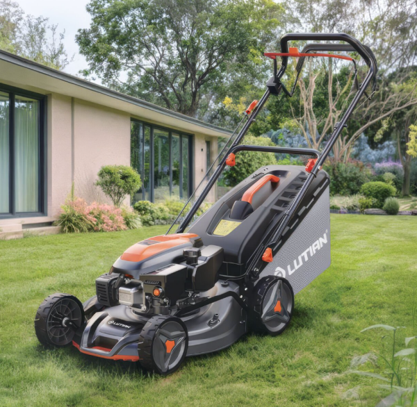Lutian LM51S-180 Benzinli Çim Biçme Makinesi 51cm 181CC Itmeli 5in1 Şanzımanlı Çim Kesme