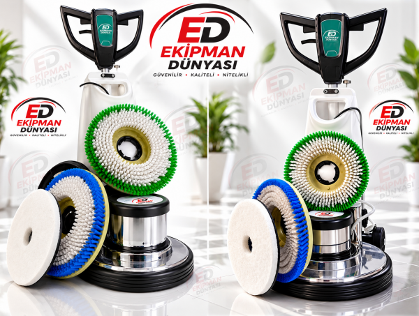 As-Power AS038 Paslanmaz Yeşil Kaplamalı Krom Yüksek Devirli Halı Yıkama Makinesi