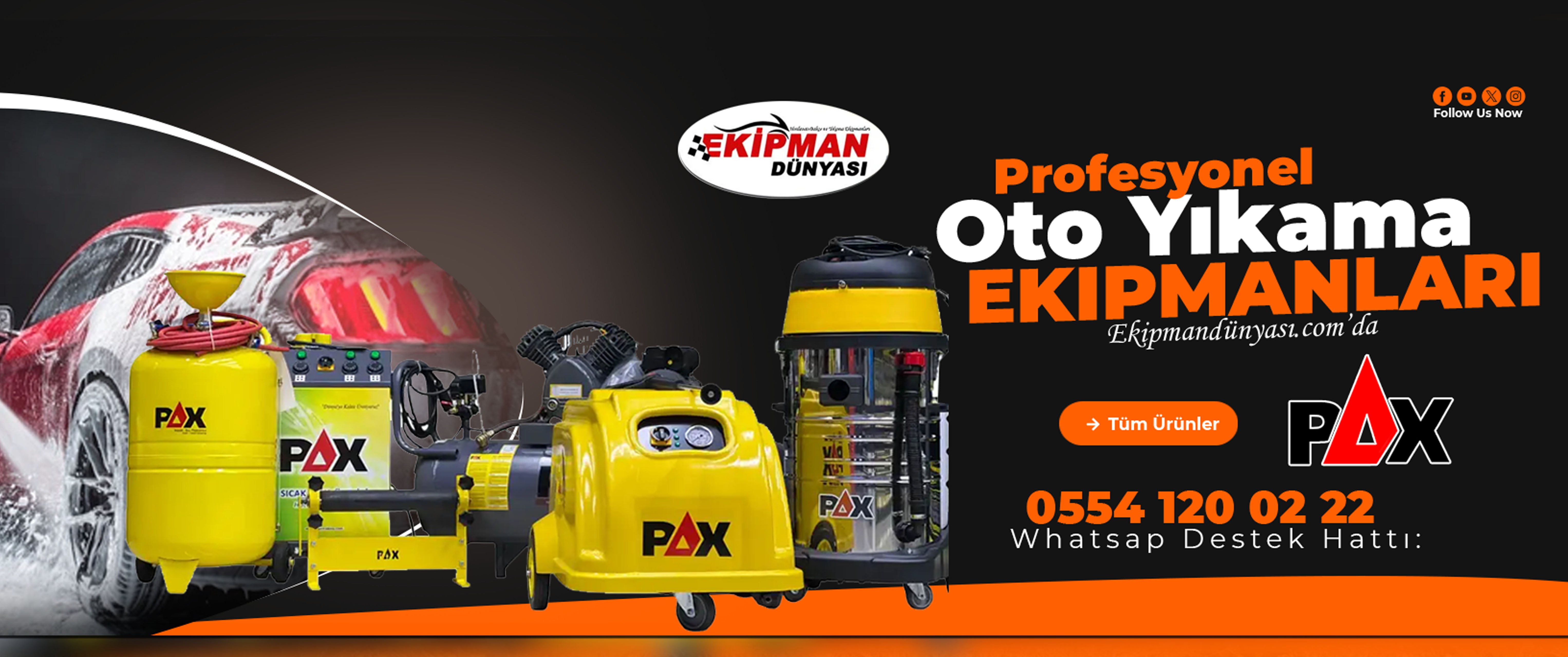 Oto Yıkama Ekipmanları 