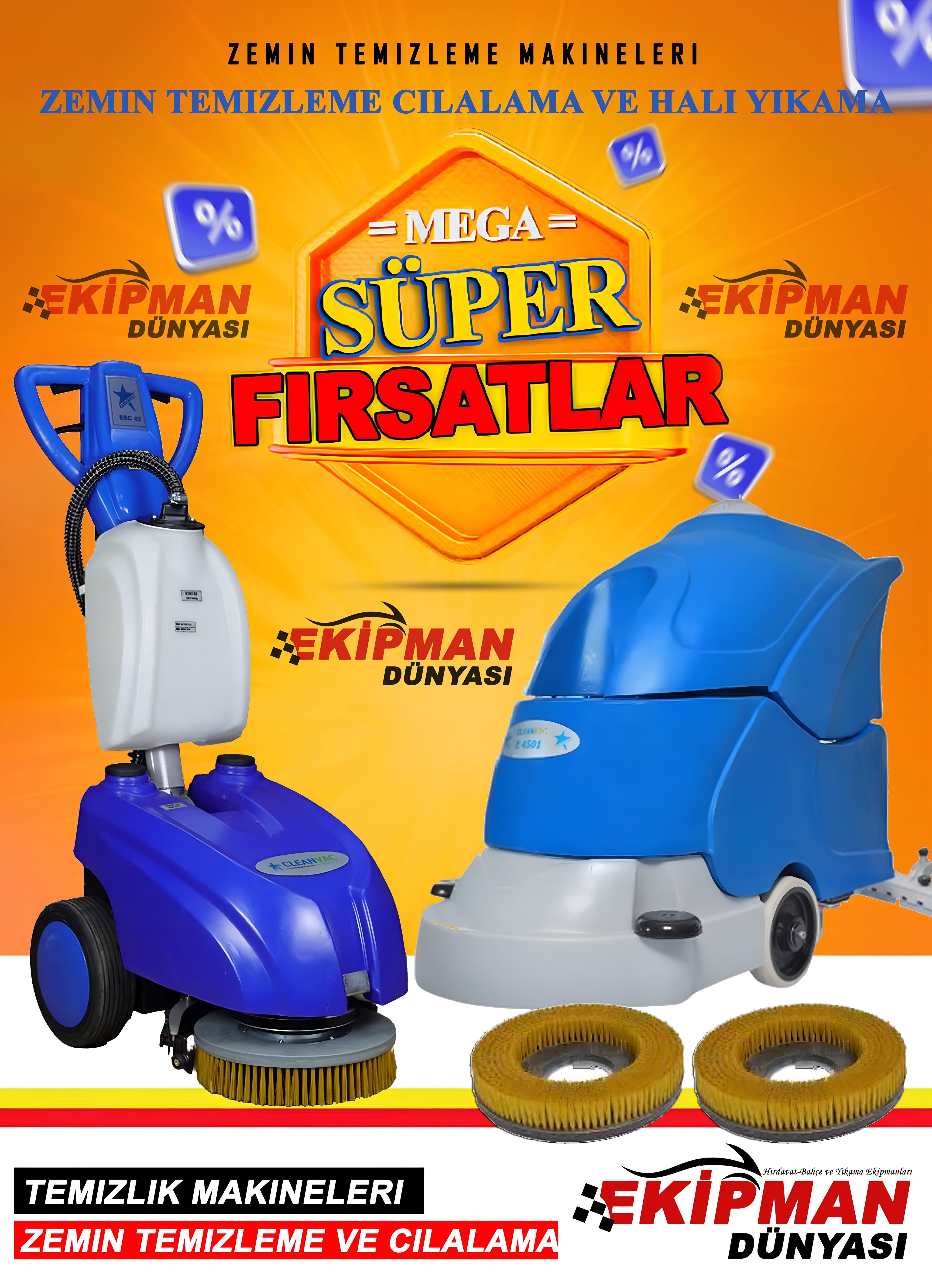 Endüstriyel Temizlik Makineleri